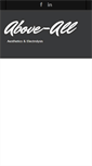 Mobile Screenshot of above-all.ca
