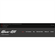 Tablet Screenshot of above-all.ca